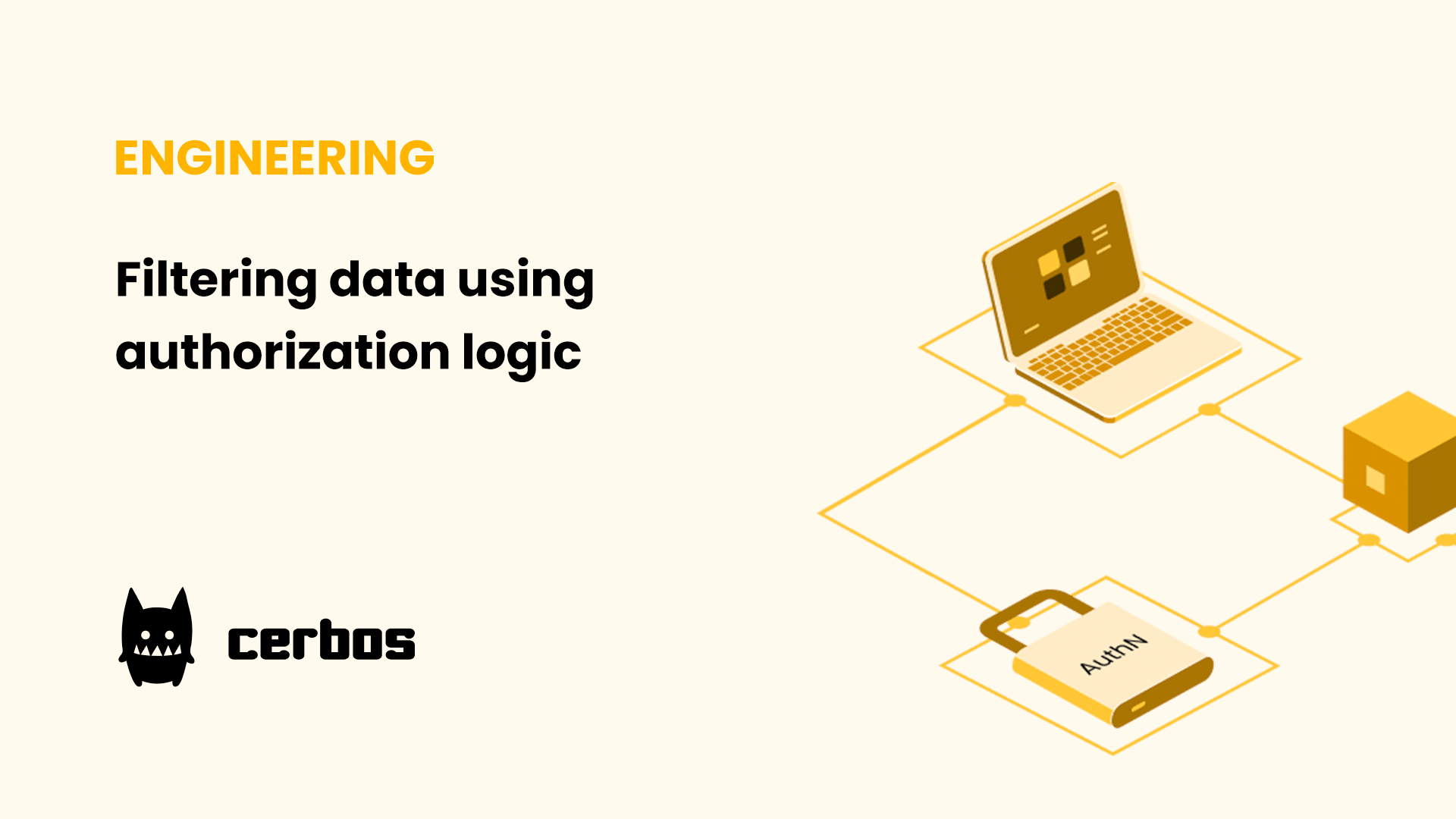 Filtering data using authorization logic