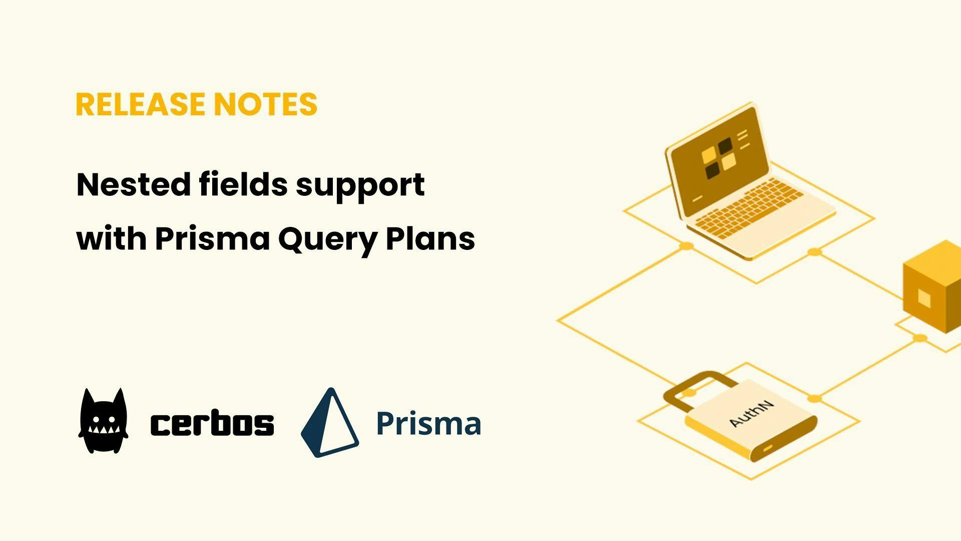 Nested fields support with Prisma Query Plans