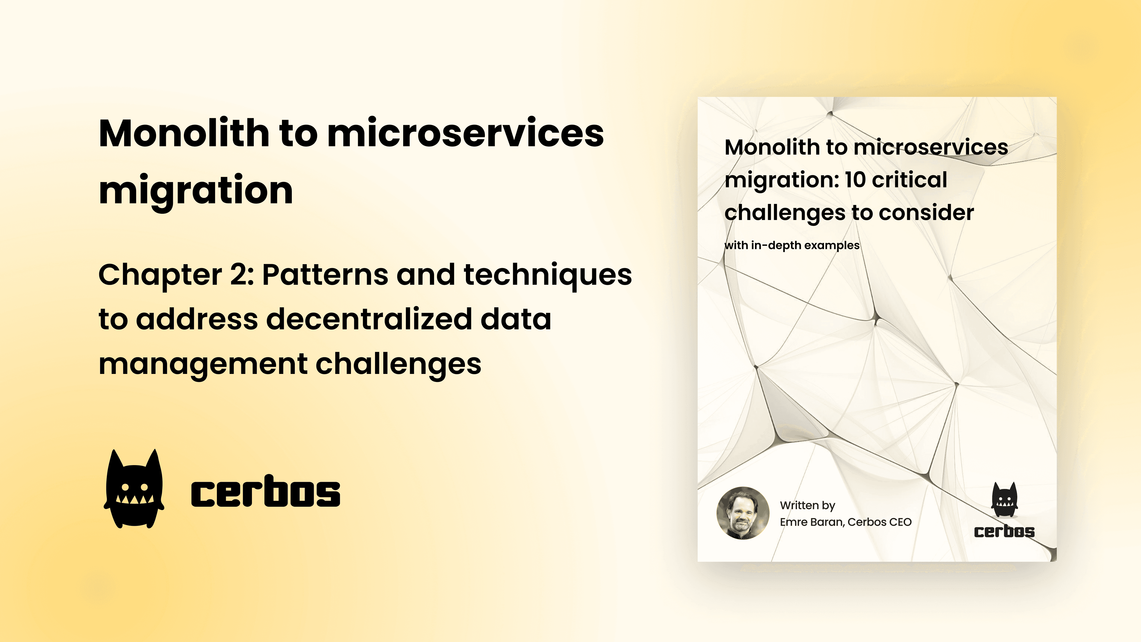 How to address decentralized data management in microservices