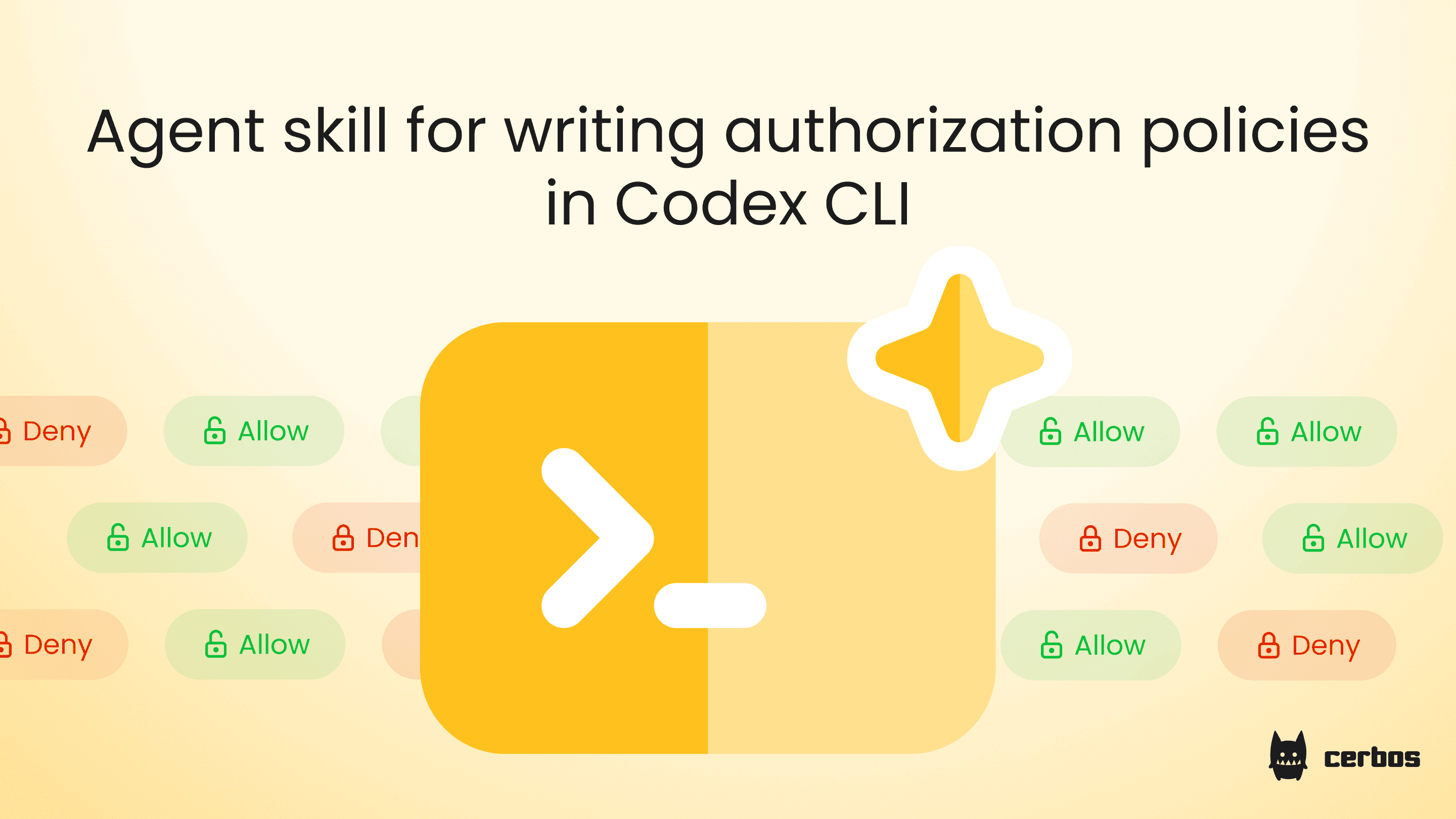 Agent skill for writing authorization policies in Codex CLI