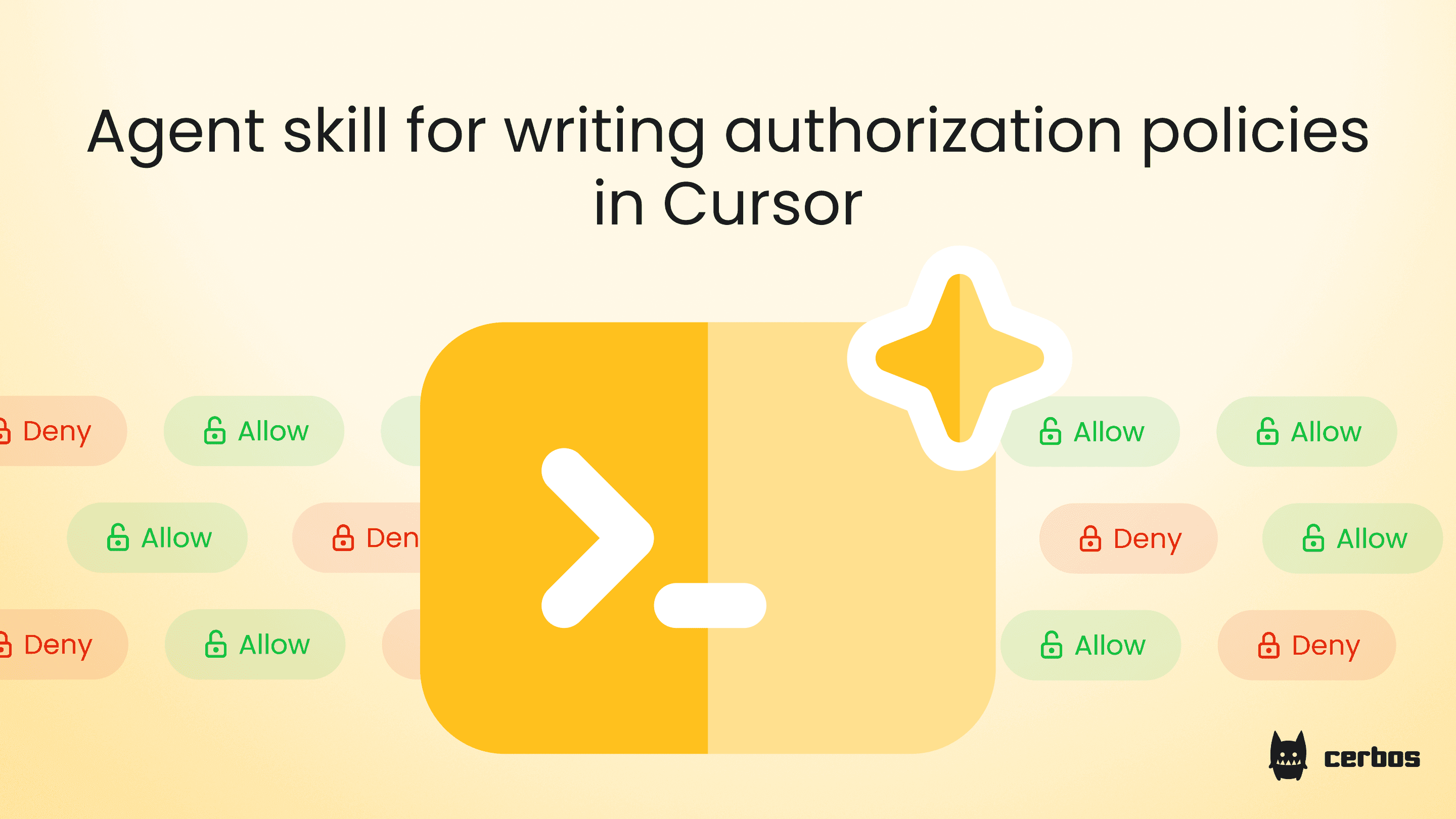 Agent skill for writing authorization policies in Cursor