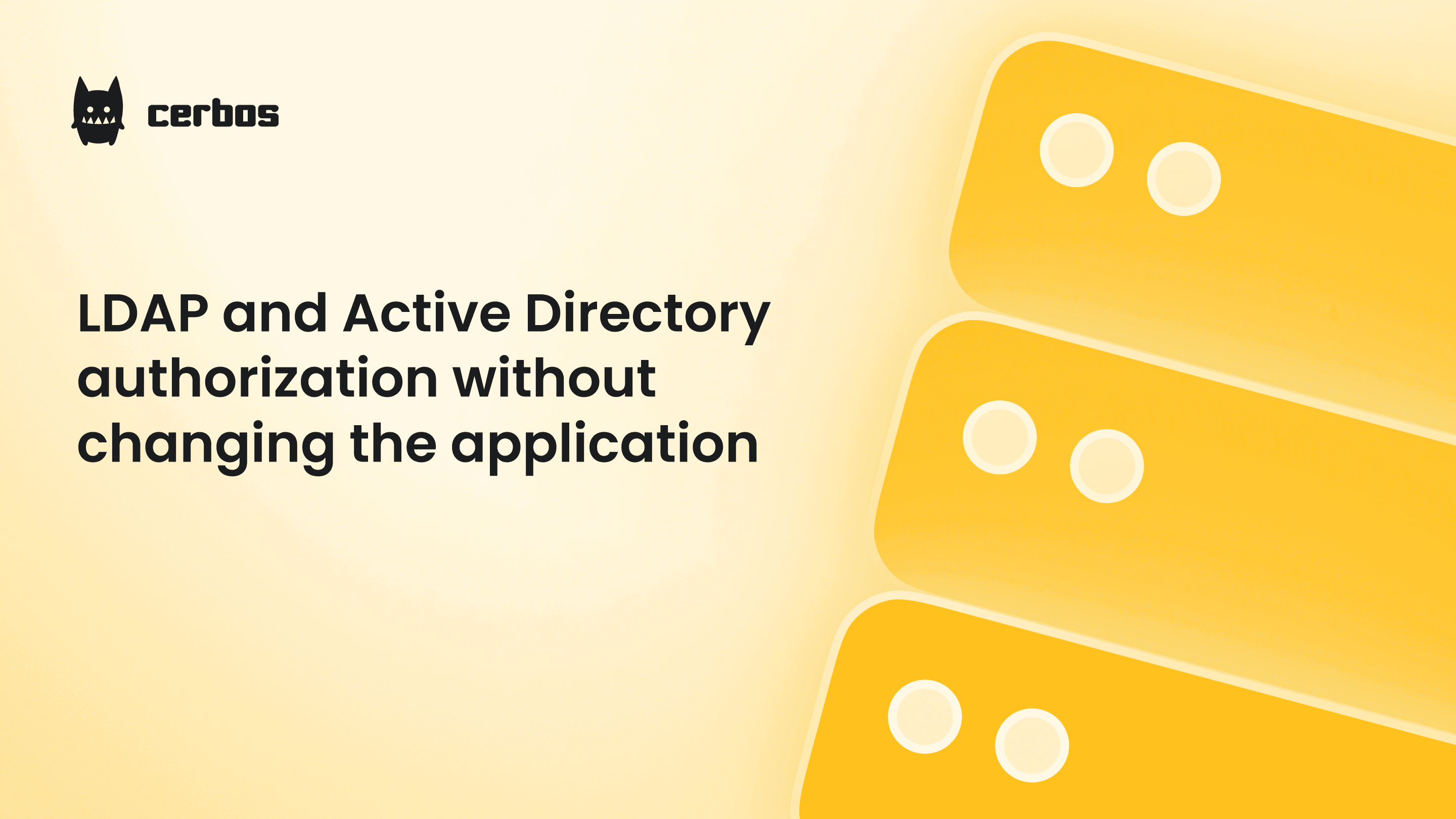 LDAP and Active Directory authorization without changing the application