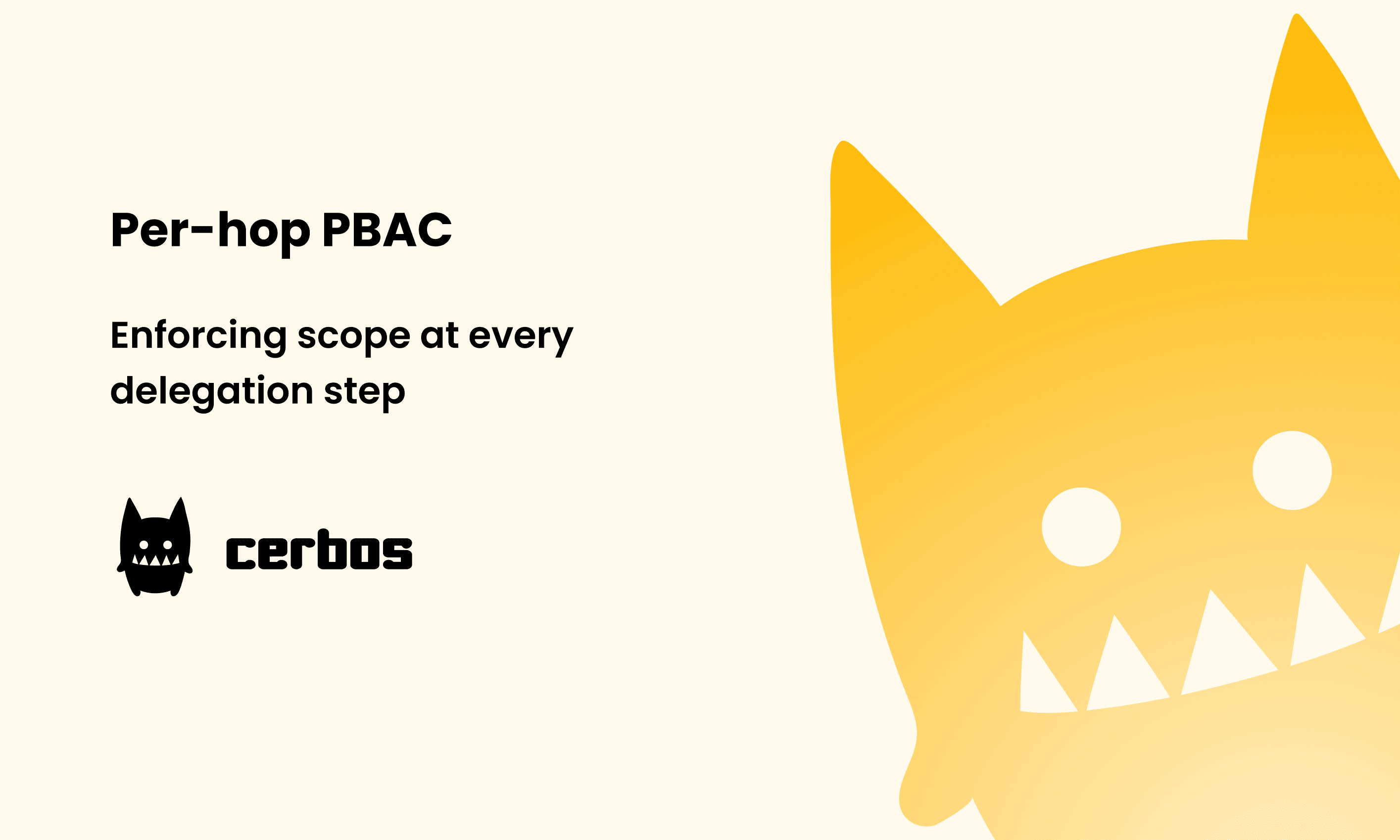 Per-hop PBAC: enforcing scope at every delegation step