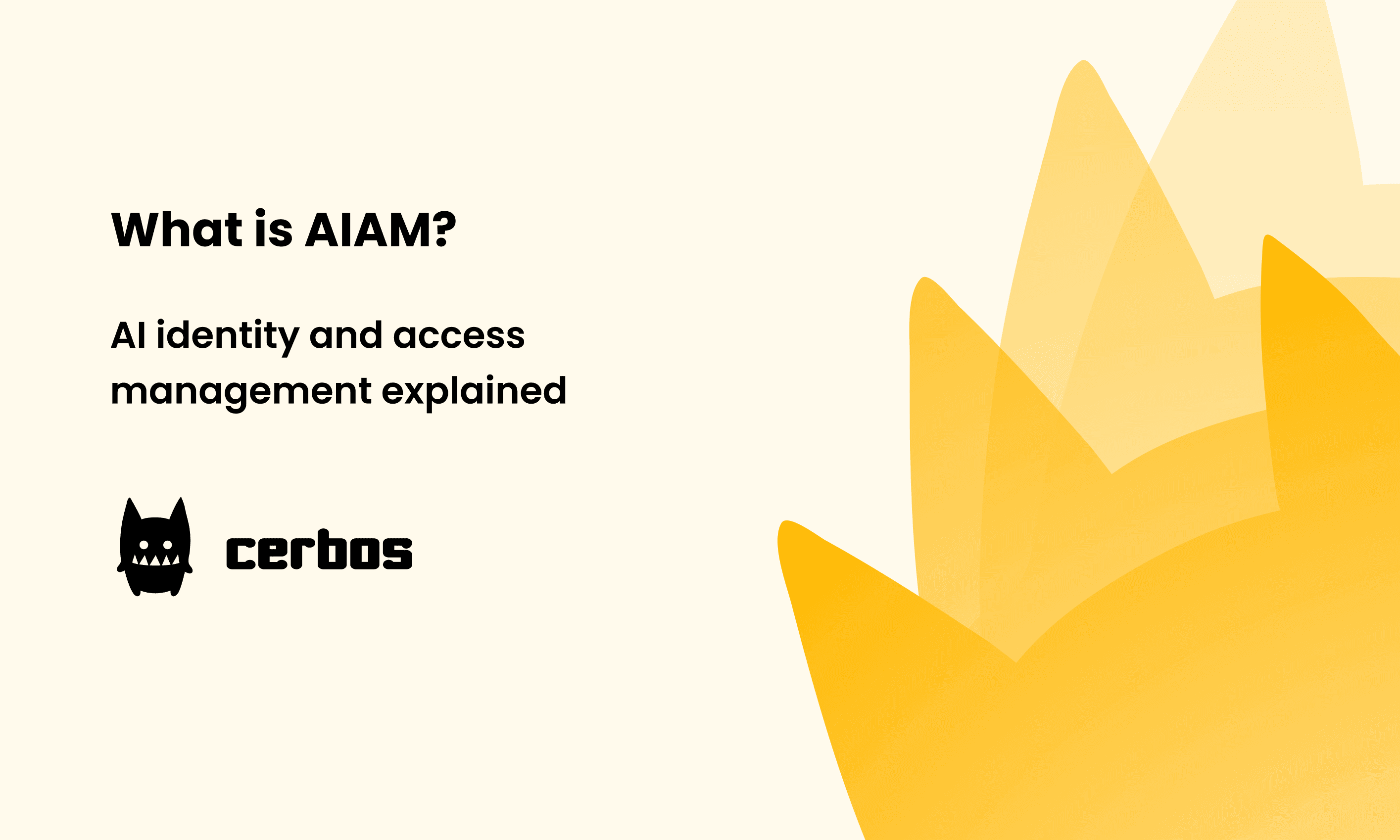 What is AIAM? AI identity and access management explained