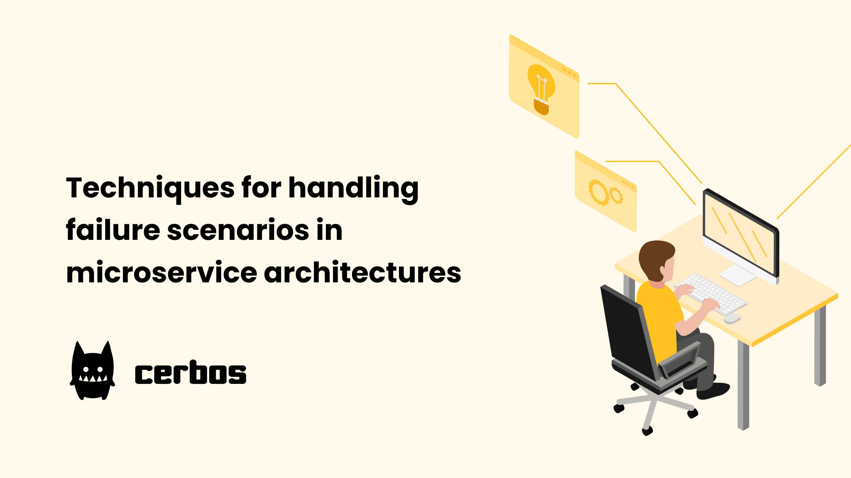 Techniques for handling failure scenarios in microservice architectures