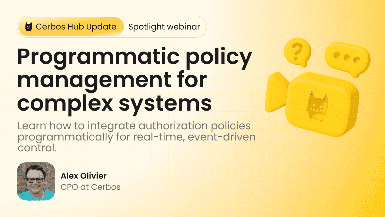 Programmatic policy management for complex systems