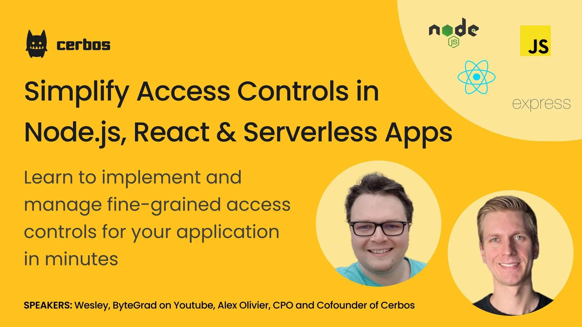 Simplify access controls in Node.js, React & serverless apps