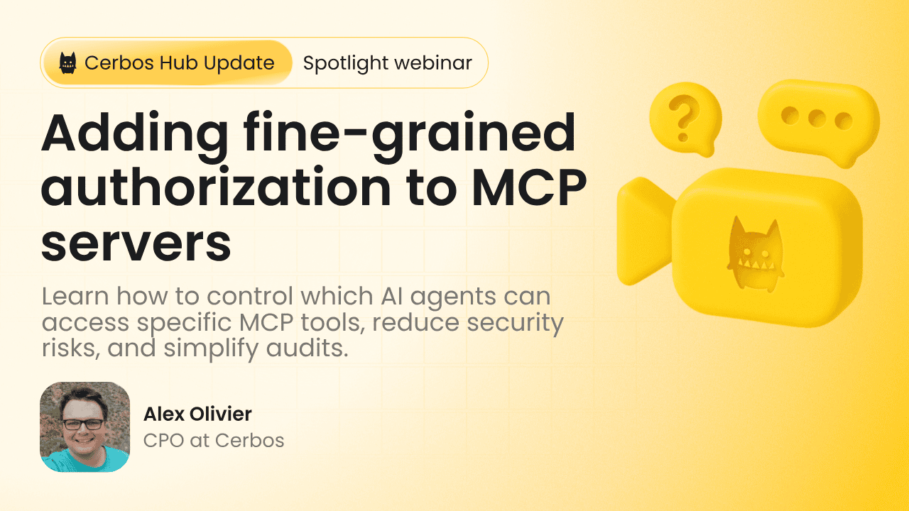 Adding fine-grained authorization to MCP servers