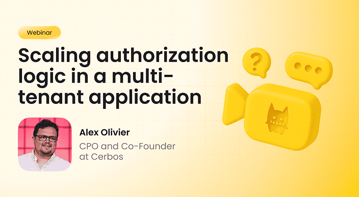 Scaling authorization logic in a multitenant application